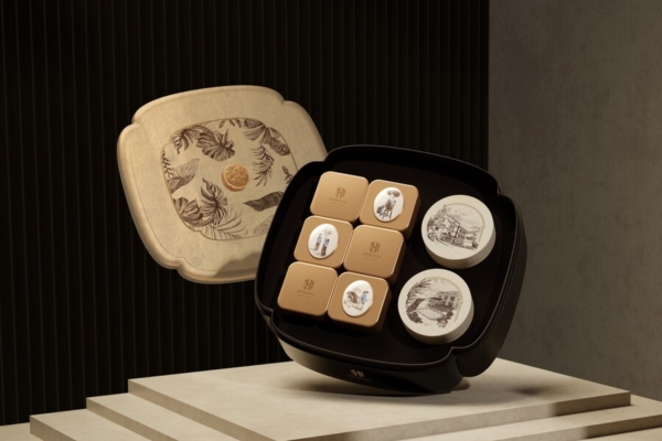 Six-piece VVIP Heritage Lacquer Box with Emperor Lotus & Jasmine tea