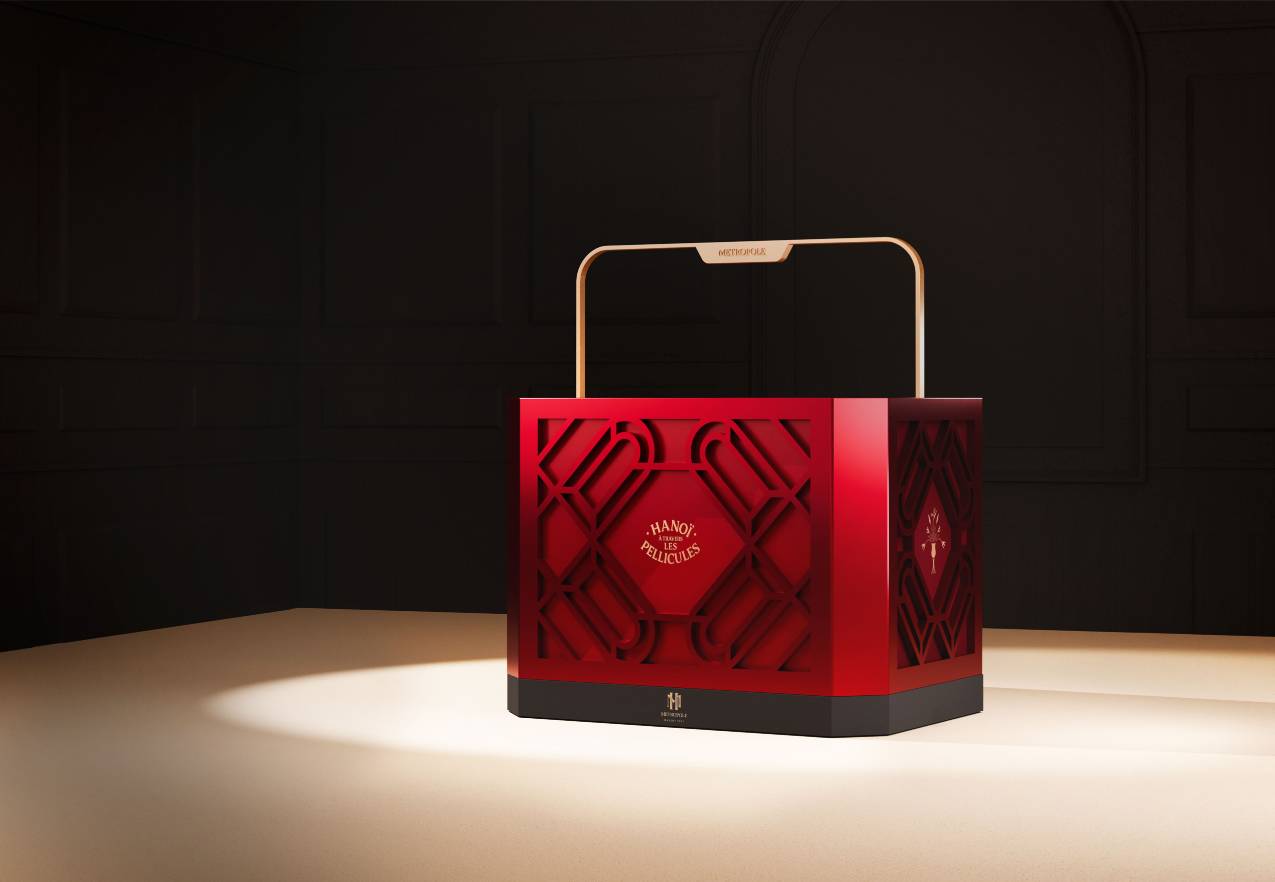 Six-piece VVIP Metropole Premier Lacquer Box with Emperor Lotus & Jasmine tea