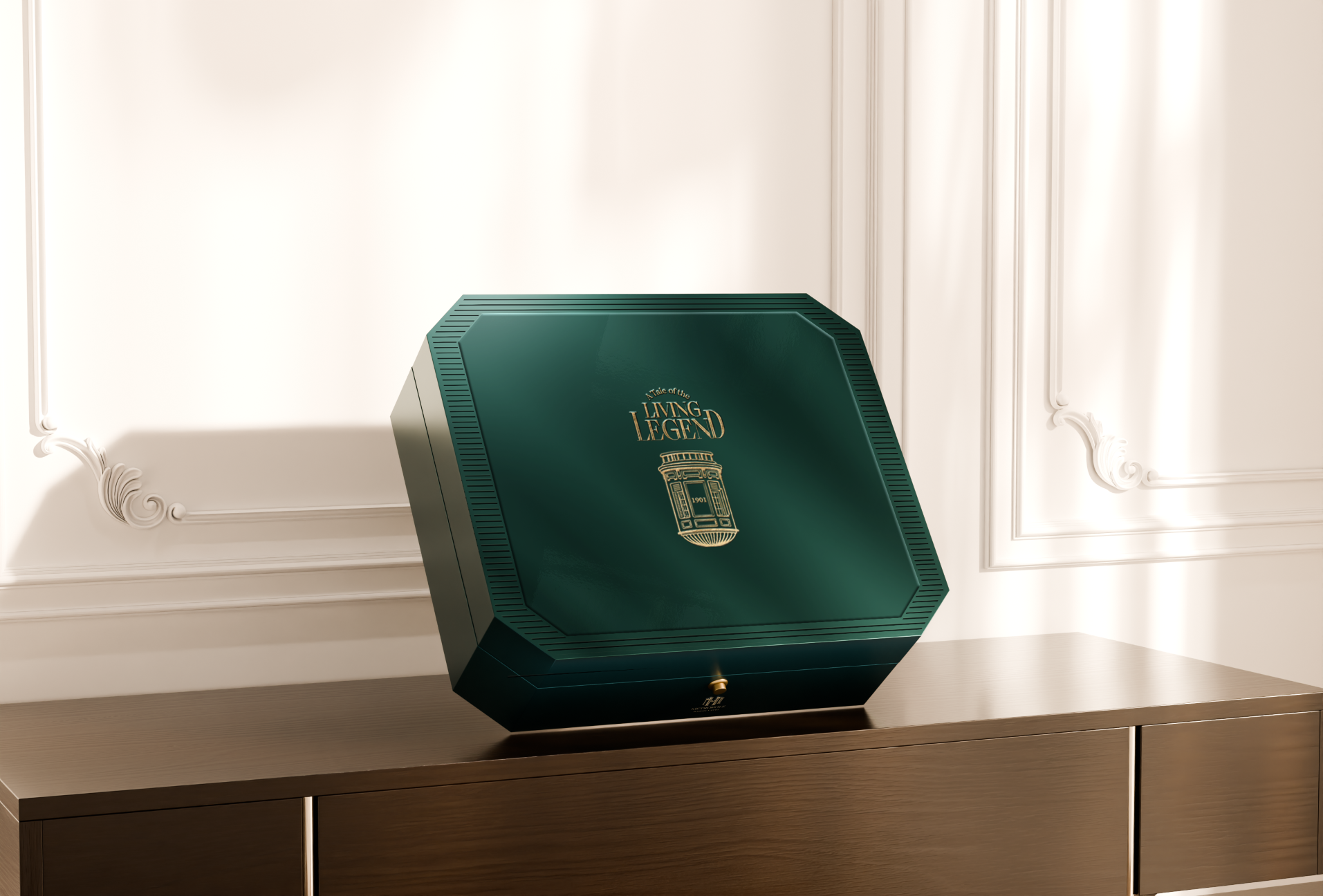 Six-piece Lacquer Box with Tea and Metropole Heritage Plate - Image 2